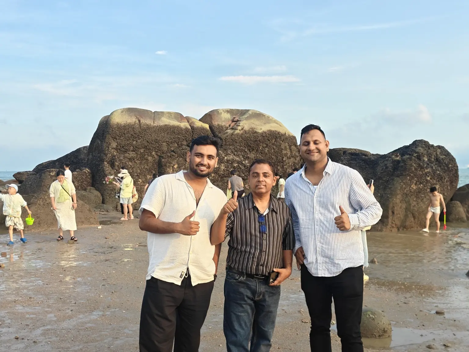 Lumbini International Trading representative meeting customers during on-the-ground support