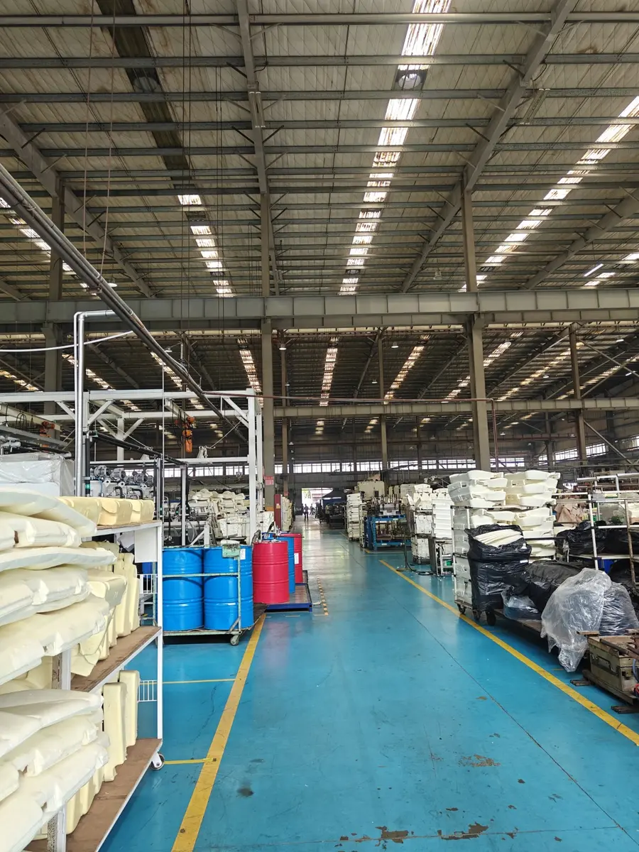 Factory floor visited by Lumbini International Trading during sourcing work in China